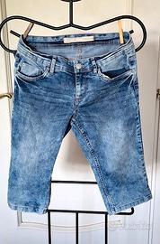 bermuda jeans vita bassa