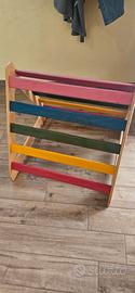 Triangolo di Pikler in legno per bambini