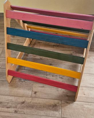Triangolo di Pikler in legno per bambini
