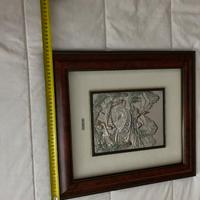 Quadro con soggetti in argento