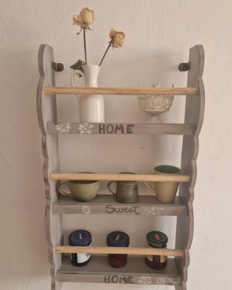 piattaia / mobiletto bagno shabby chic 