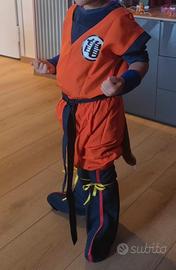 costume goku dragon ball bambino(110-120 cm)