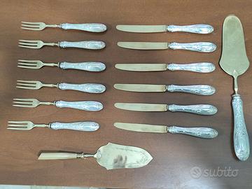 Posate servizio Solingen colore oro e argento