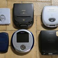 3 CD Player+1 DVD Player portatili non funzionanti