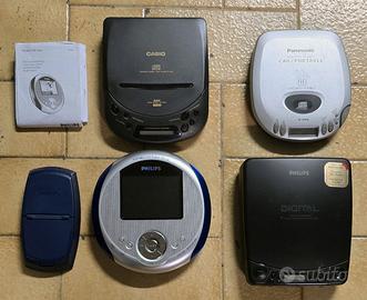 3 CD Player+1 DVD Player portatili non funzionanti