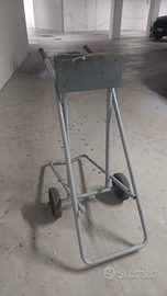 Carrello porta motore barca