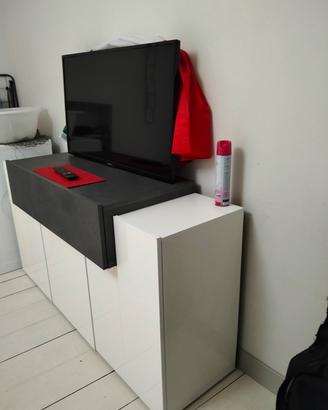 TV SELECLINE 40 pollici e cassettiera moderna 