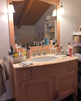 Mobile bagno con top in matmo vero
