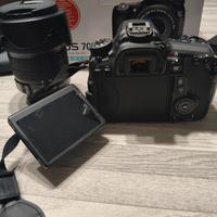 Canon 70D + 18-135 canon+ sigma 17-50 2.8fisso 