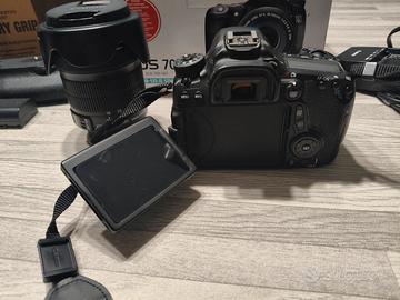 Canon 70D + 18-135 canon+ sigma 17-50 2.8fisso 