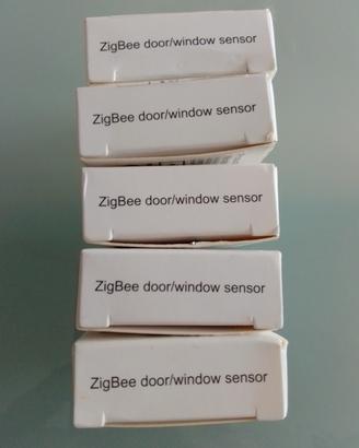 Cinque sensori porta finestra Zigbee Ewelink 