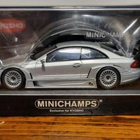 1:43 Kyosho Mercedes CLK Coupè DTM 2002 silver