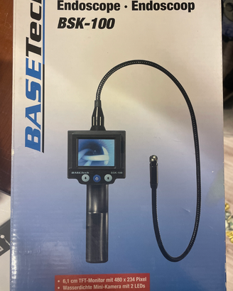 Endoscopio BaseTech BSK-100 con monitor LCD NUOVO
