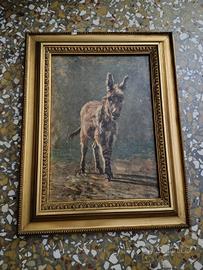 Asinello in cammino, di Filippo Palizzi
