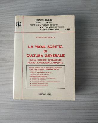 Esami La prova scritta di cultura generale