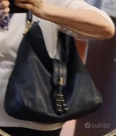 borsa pelle blu' GAUDI'