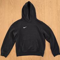Nike felpa cappuccio bambino nera 12 anni 158 cm