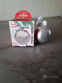 Speaker Bluetooth a forma di pallina di natale 