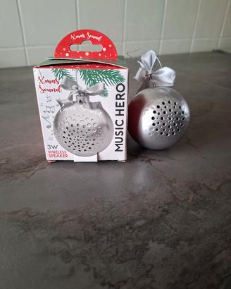 Speaker Bluetooth a forma di pallina di natale 