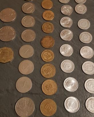 Monete Algeria Dinar e cent dal 1964 al 1997c