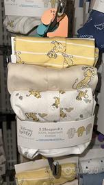 Re leone tre tutine neonato 3-6 mesi 68 cm