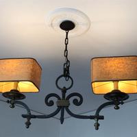 applique e lampadario artigianale vintage anni ‘50