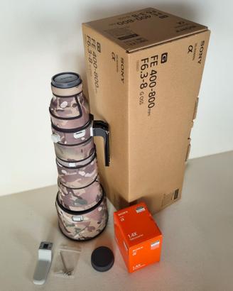 Sony FE 400-800 mm F6.3-8 G OSS + extender 1.4x
