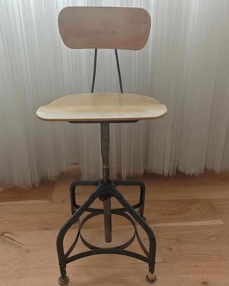 Sgabello industriale Toledo Stool Vintage