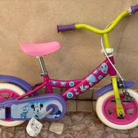 Bici con rotelle minnie