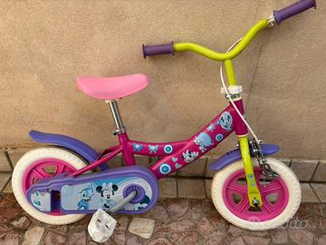 Bici con rotelle minnie