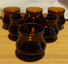 Set bicchieri liquore Caffè Borghetti vintage