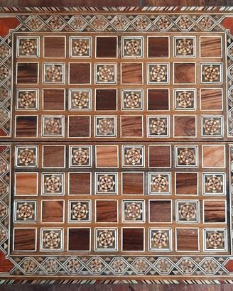backgammon a intarsio