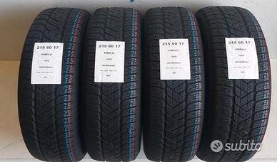 4 gomme 215 60 17 pirelli a895