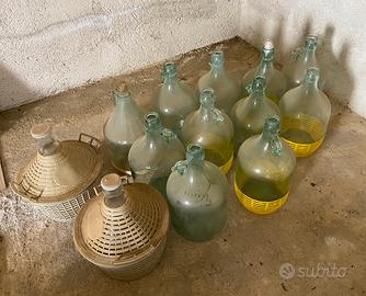 Damigiane in vetro 5 Litri