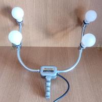 Porta lampade vintage per set fotografico