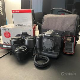 Canon 750d + kit completo