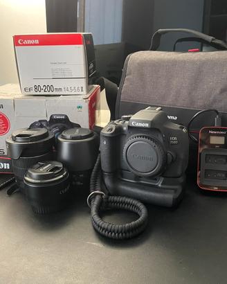 Canon 750d + kit completo