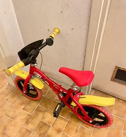 Bicicletta Bing bambino  raggio 12 senza pedali