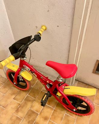 Bicicletta Bing bambino  raggio 12 senza pedali