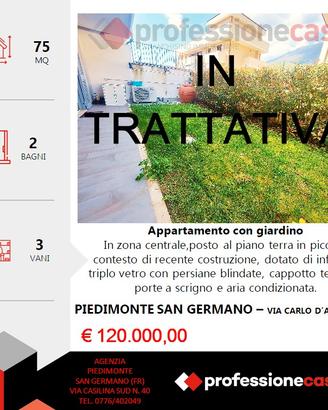 Appartamento con giardino