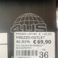 Scarpe Paciotti 4 us bambina