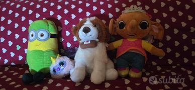 Lotto 4 peluche