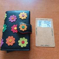 mini portafoglio in pelle