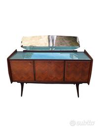 Mobile Anni 50 Credenza Buffet Specchio Vintage