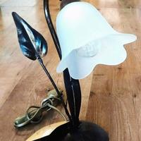 ABAT JOUR LAMPADA DA TAVOLO IN METALLO MOD. FIORE