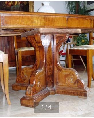 Tavolo allungabile fine ‘800