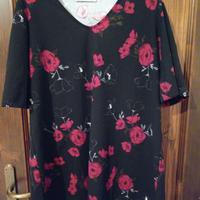 Maxi maglia Terranova a fiori - Taglia S
