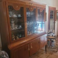 Vetrina Stile Impero, in legno mogano