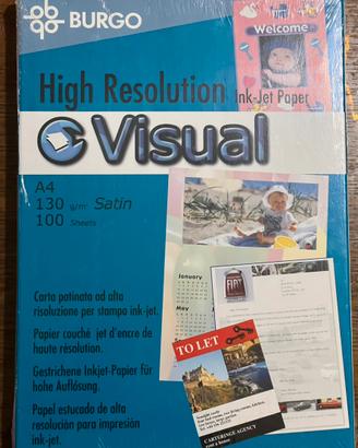 Burgo High Resolution Visual A4 100fogli 130 g/m²
