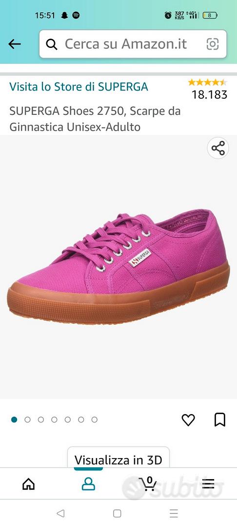 Superga 2024 alte fucsia